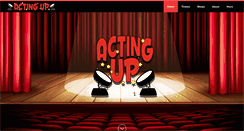 Desktop Screenshot of actingup.com